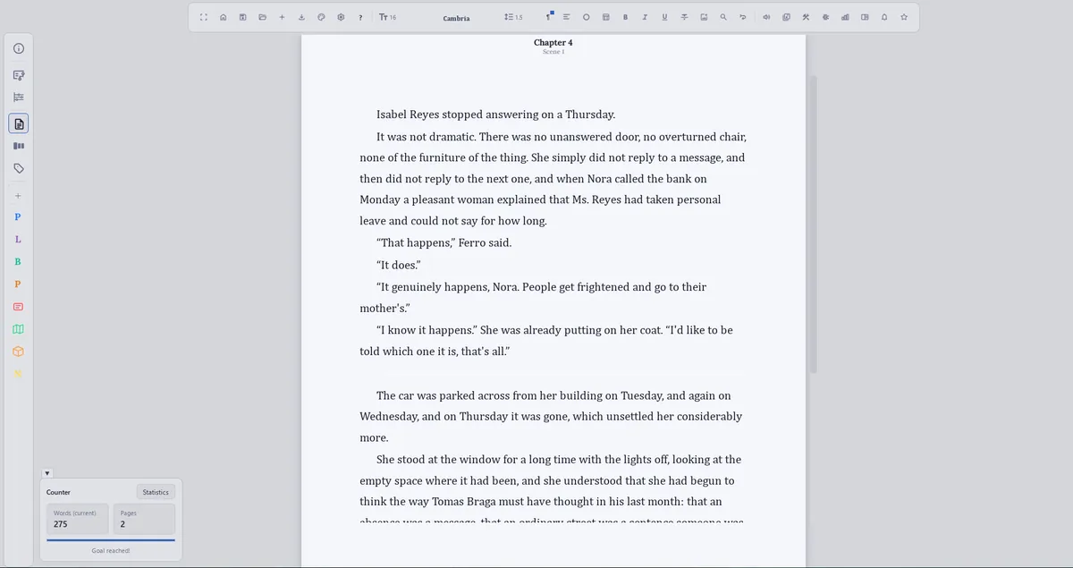 The editor over a light theme, with a white page and a light interface